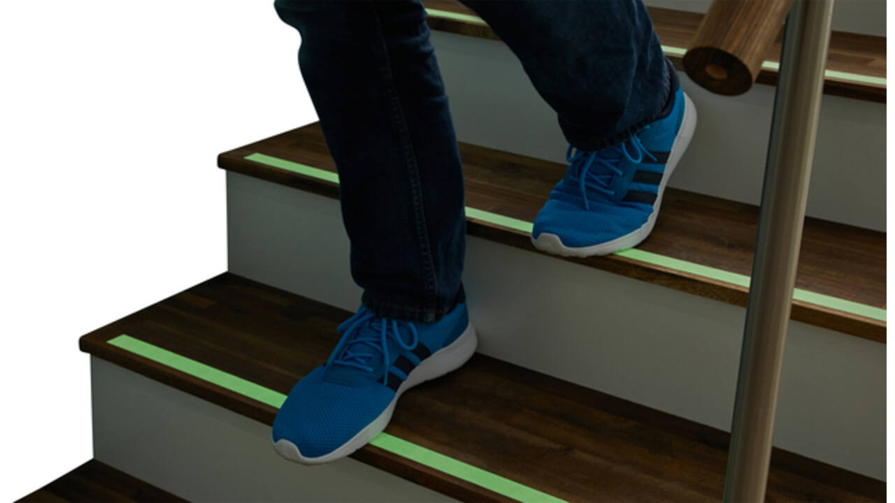 Anti-slip tape tesa® 5mx25mm fluoriserend