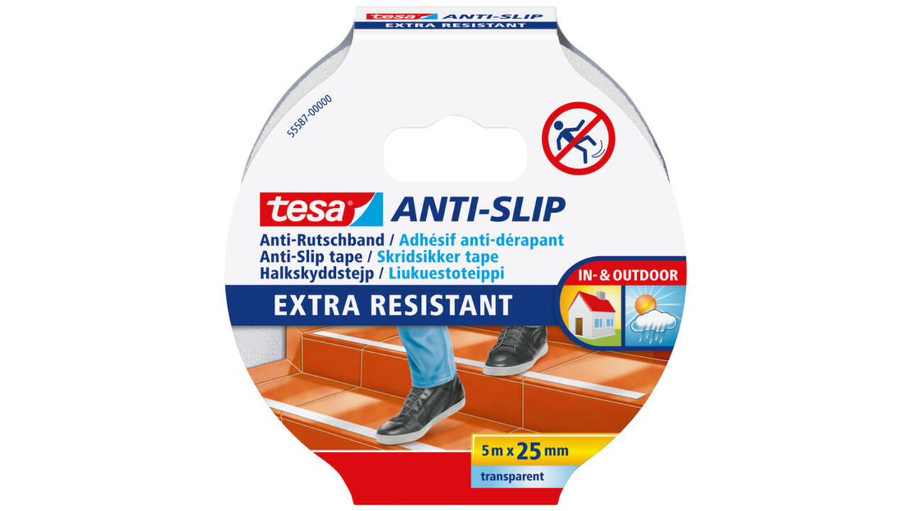 Anti-slip tape tesa® 5mx25mm transparant