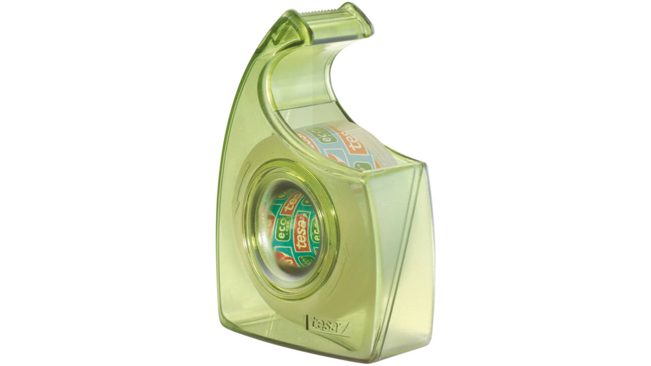 Plakband handdispenser tesafilm® Eco & Clear 33mx19mm transparant blister