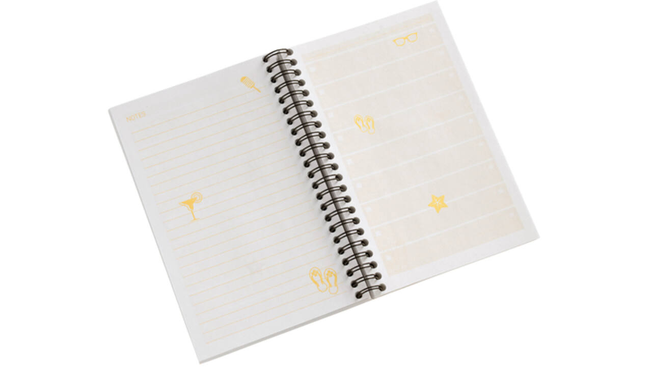 Things to do Djois Atlanta recycled papier Summer 195x125mm 100 vel 70gr geel 2 stuks