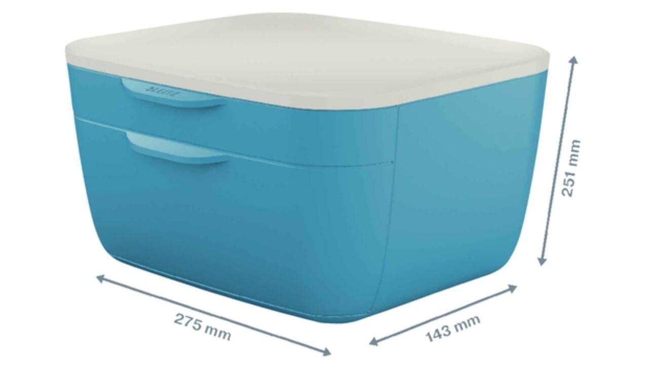 Ladenblok Leitz Cosy 2 laden blauw