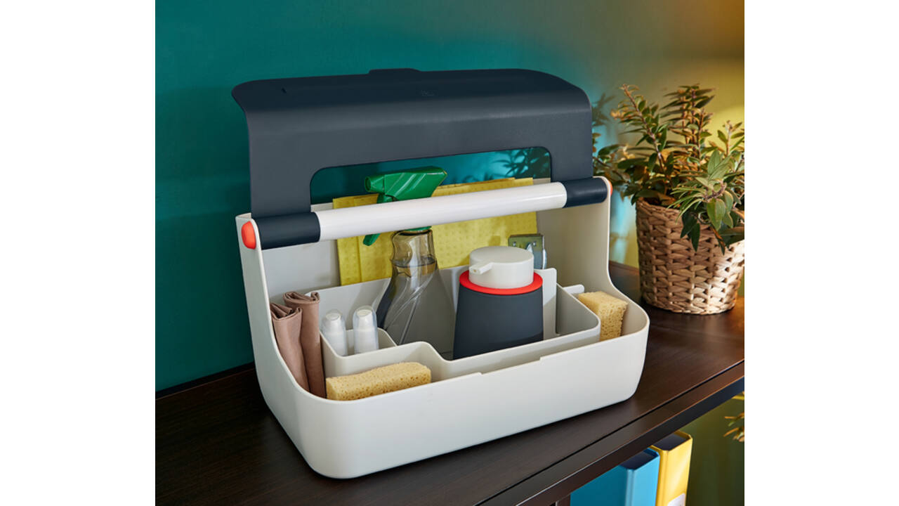 Opbergbox Leitz Cosy draagbaar kunststof grijs