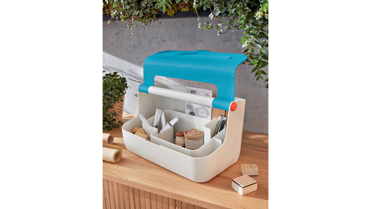 Opbergbox Leitz Cosy draagbaar kunststof blauw