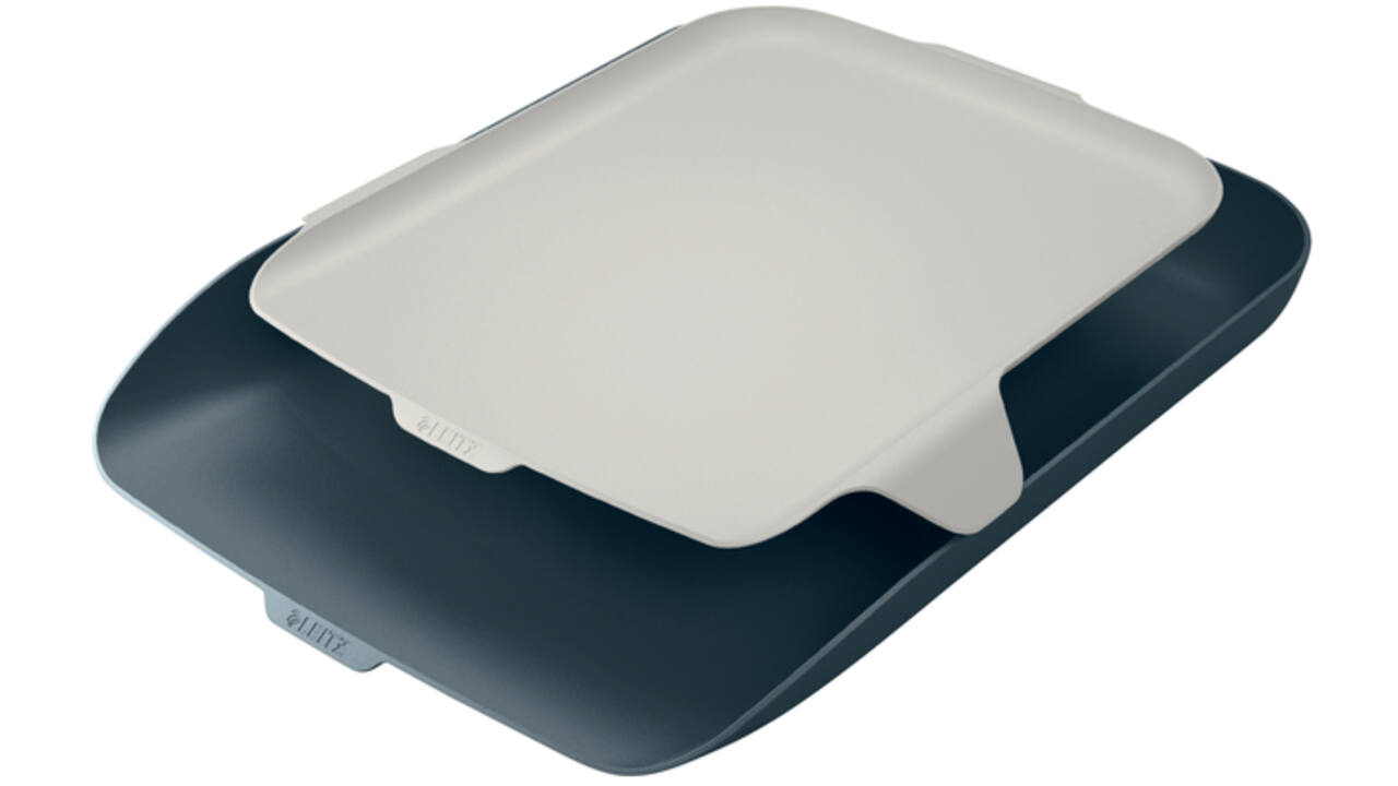 Brievenbak Leitz Cosy met desk organiser grijs