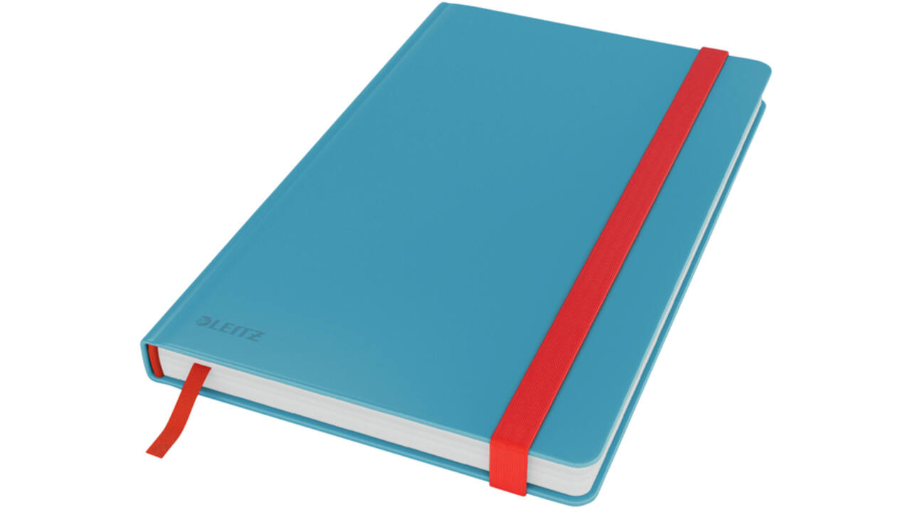 Notitieboek Leitz Cosy A5 160blz 100gr lijn blauw