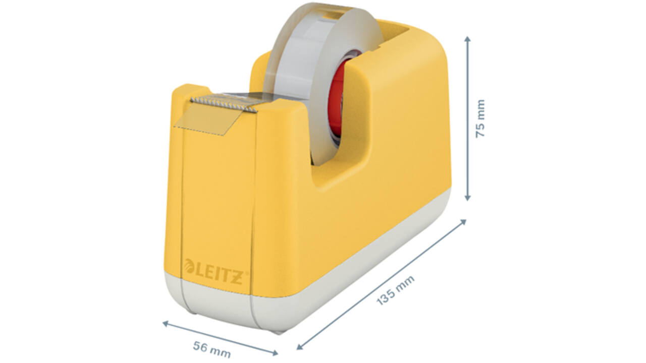 Plakbandhouder Leitz Cosy geel