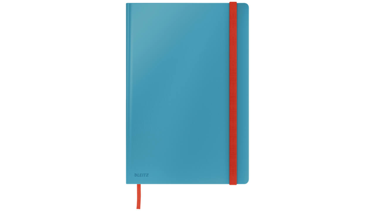 Notitieboek Leitz Cosy B5 160blz 100gr lijn blauw