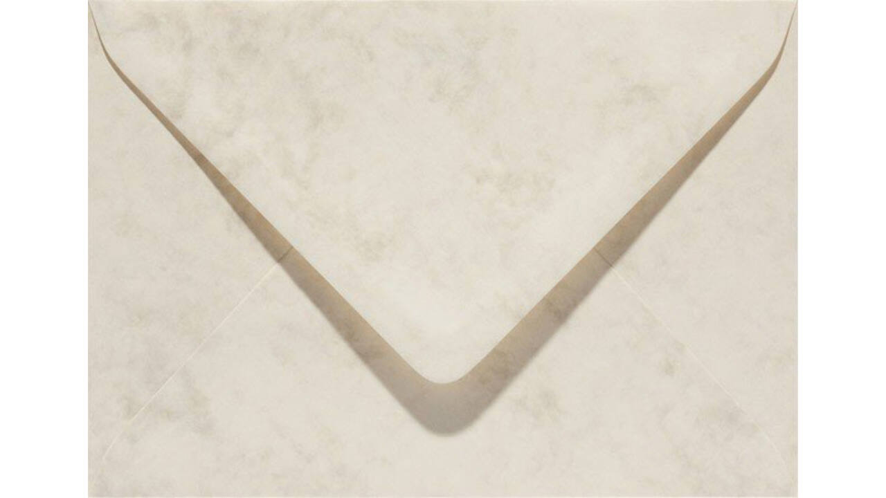 Envelop Papicolor EA5 156x220mm marmer ivoor
