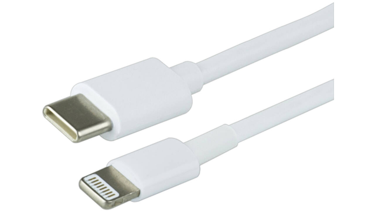 Kabel Green Mouse USB Lightning-C 1 meter wit