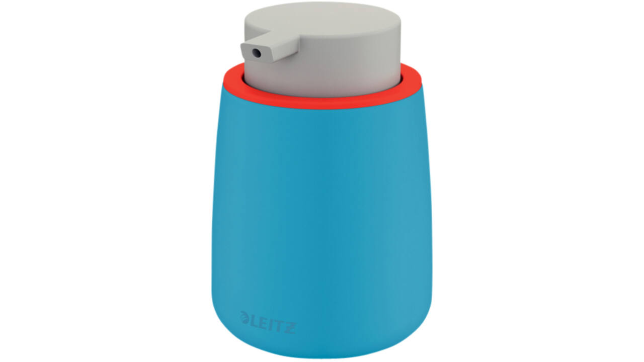 Handzeepdispenser Leitz Cosy voor handzeep 300ml blauw