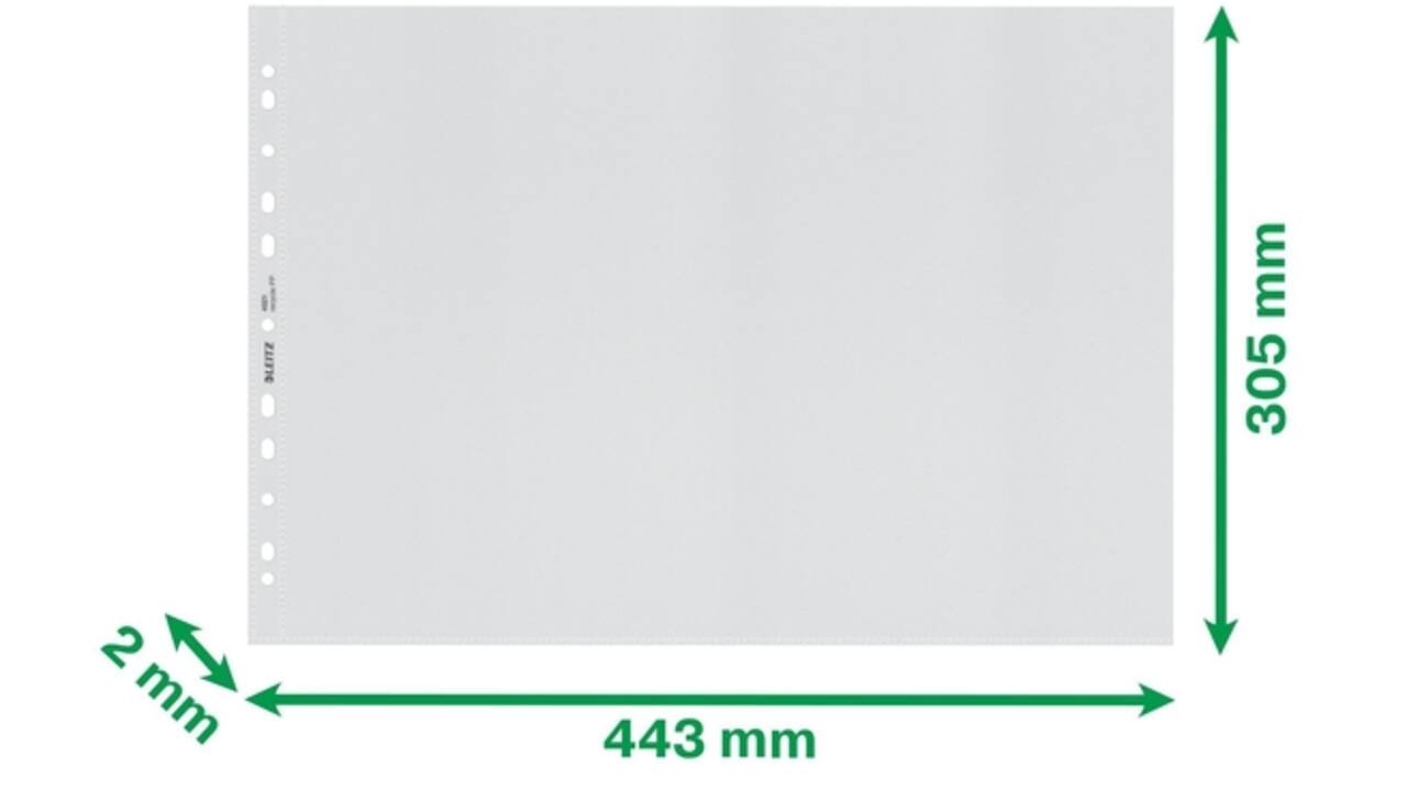 Showtas Leitz Recycle PP A3 11-gaats transparant 25 stuks