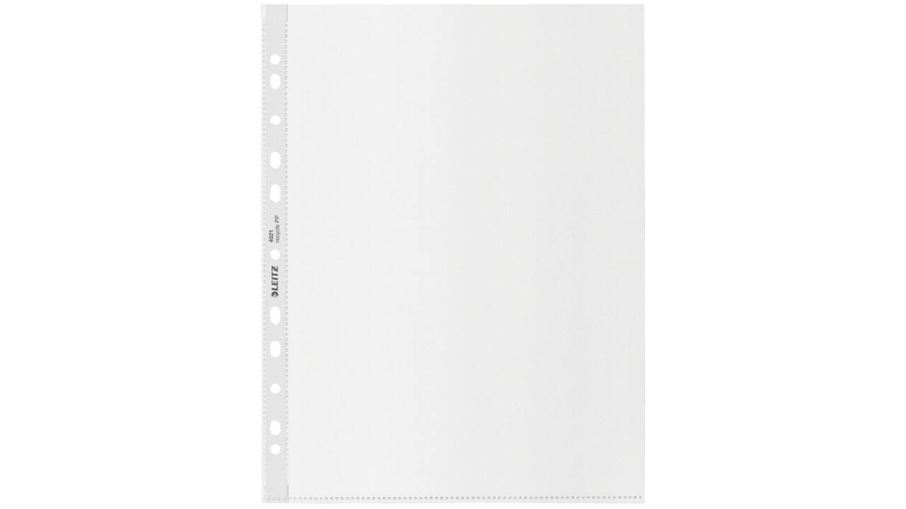 Showtas Leitz Recycle maxi 11-gaats PP A4 transparant 25 stuks