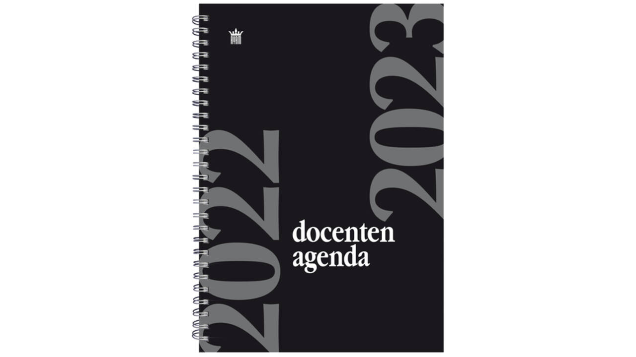 Schoolagenda 2025-2026 Ryam docenten 7dagen/2pagina's spiraal zwart
