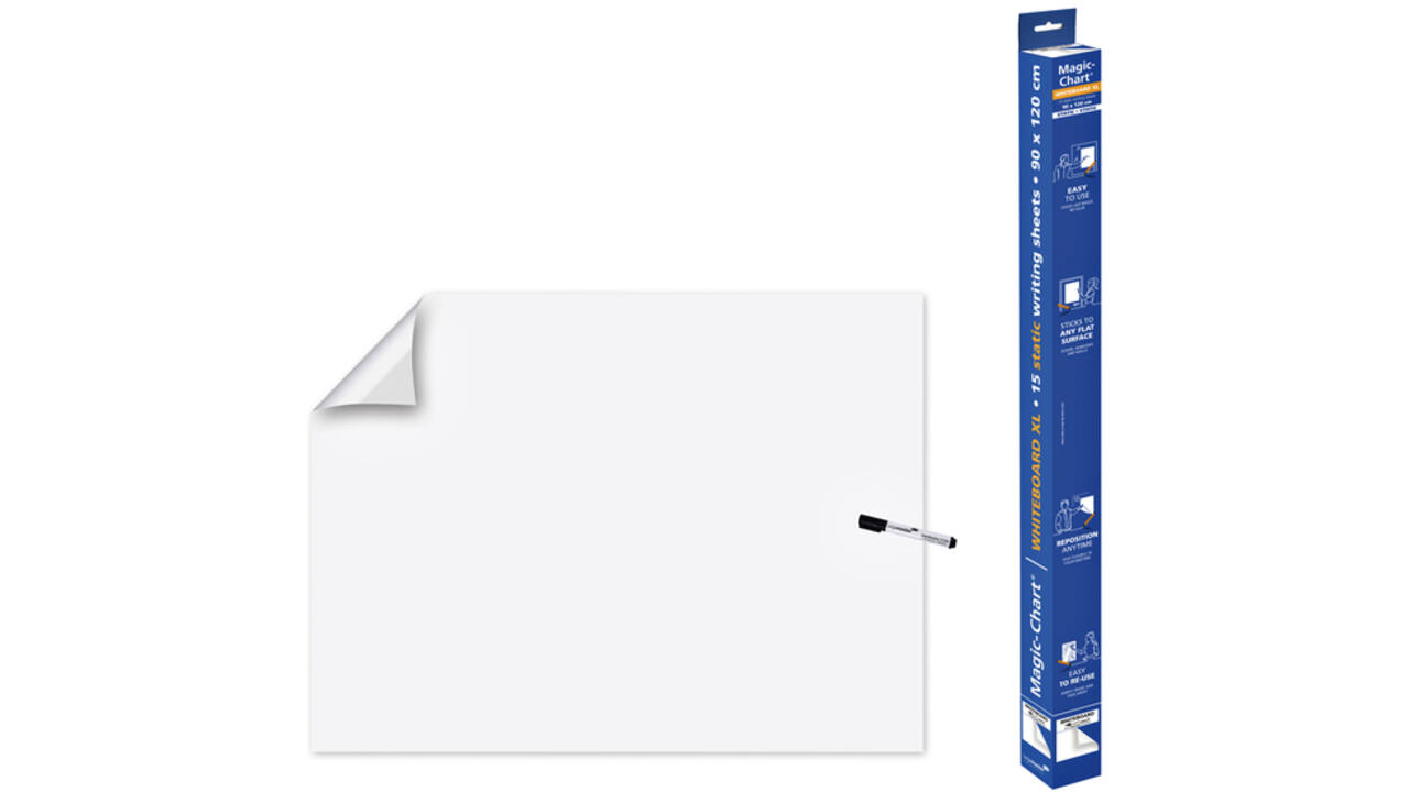 Magic-Chart Legamaster whiteboard XL 90x120cm wit