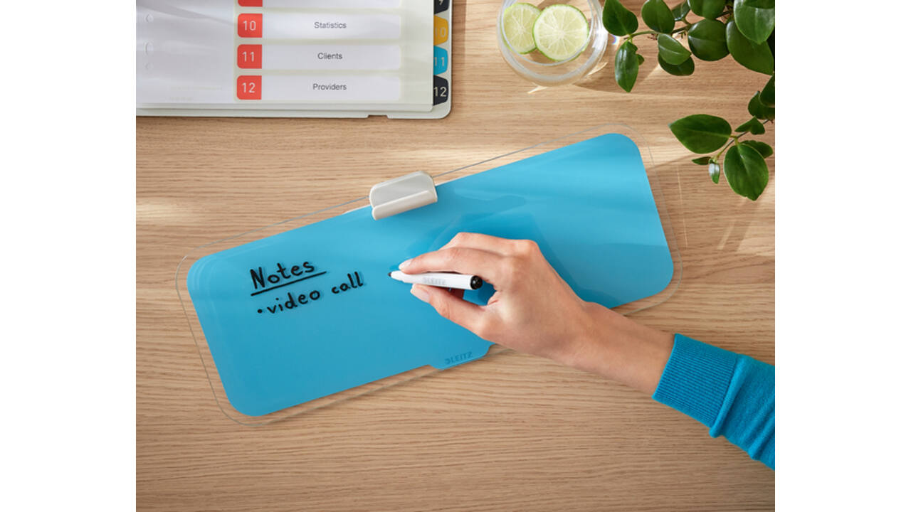 Glas Desktop Pad Leitz Cosy blauw