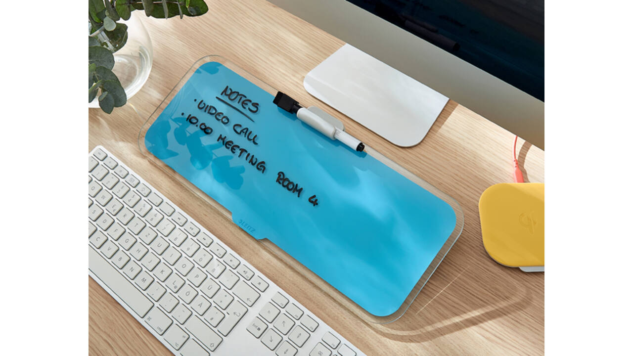 Glas Desktop Pad Leitz Cosy blauw