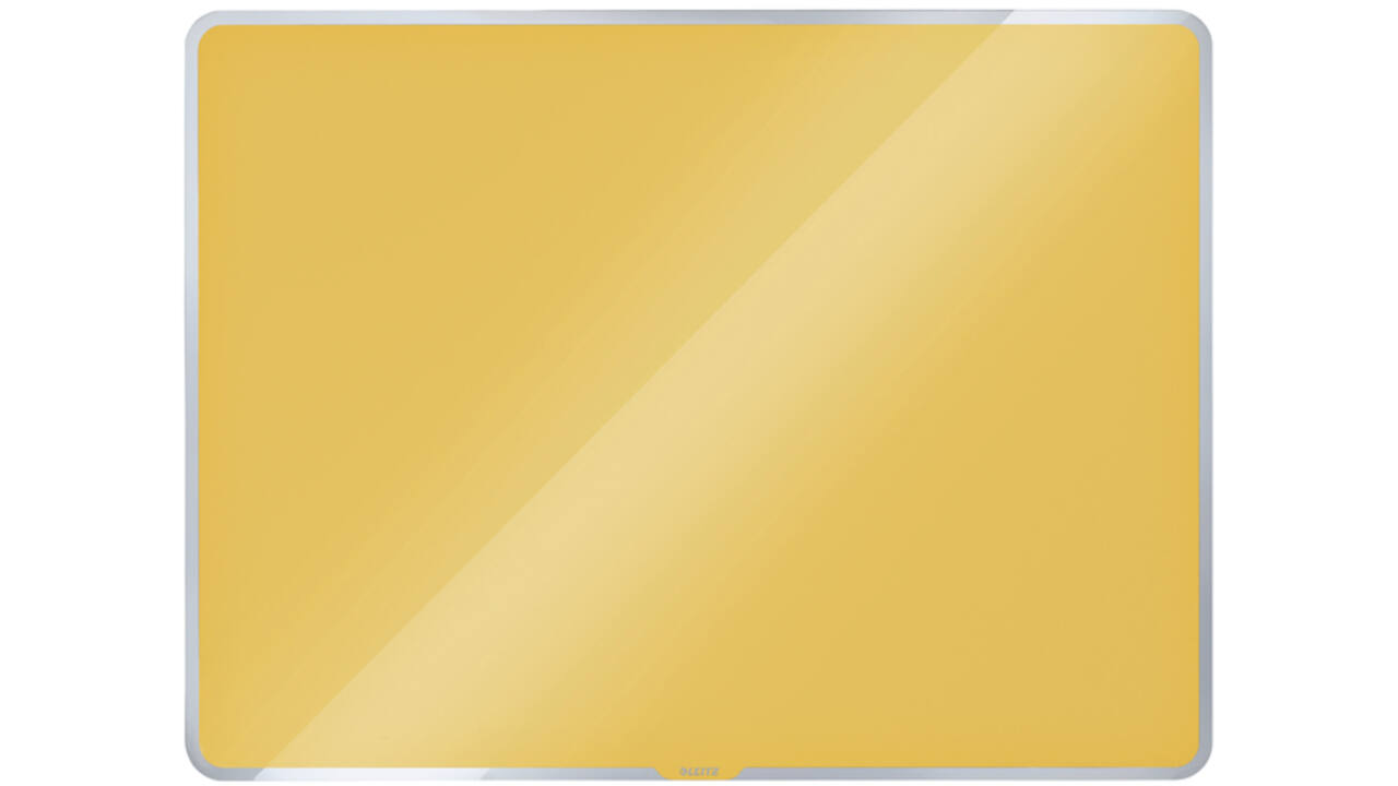 Glasbord Leitz Cosy magnetisch 600x400mm geel
