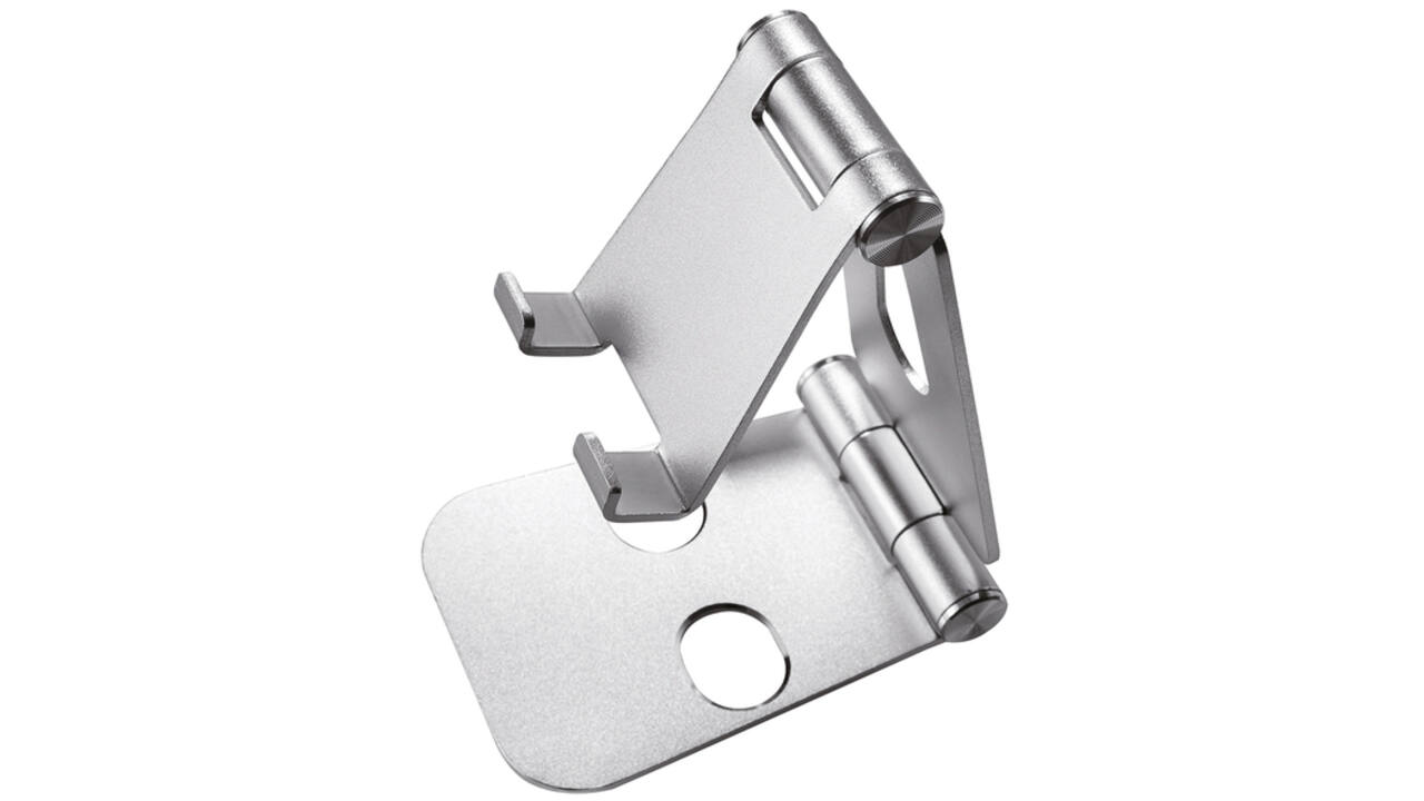 Telefoonstandaard Neomounts DS10-160SL1 opvouwbaar zilver