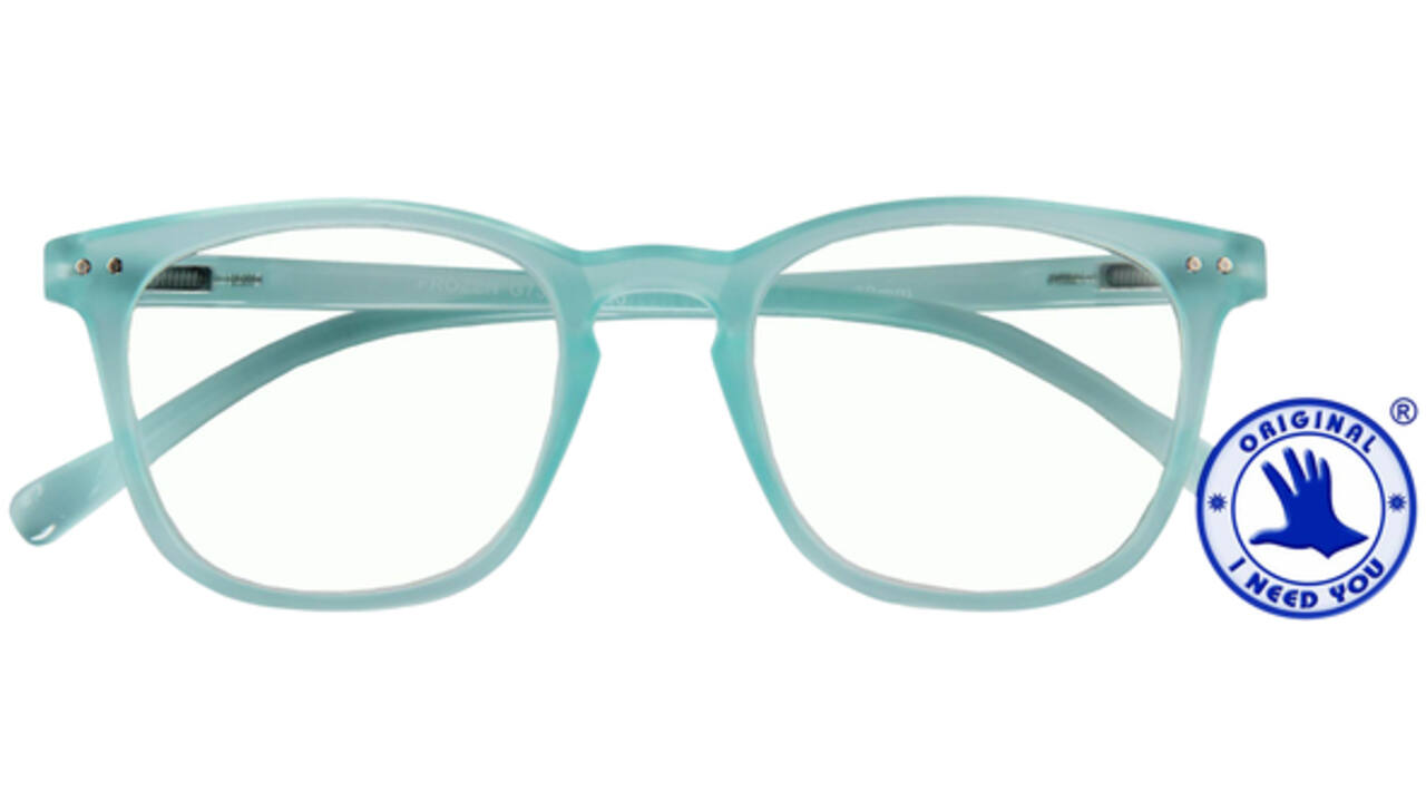 Leesbril I Need You +1.00 dpt Frozen blauw