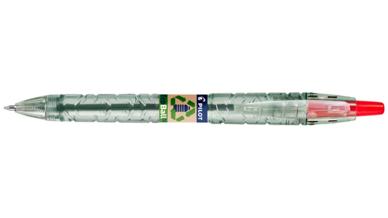 Balpen PILOT Begreen B2P EcoBall medium rood