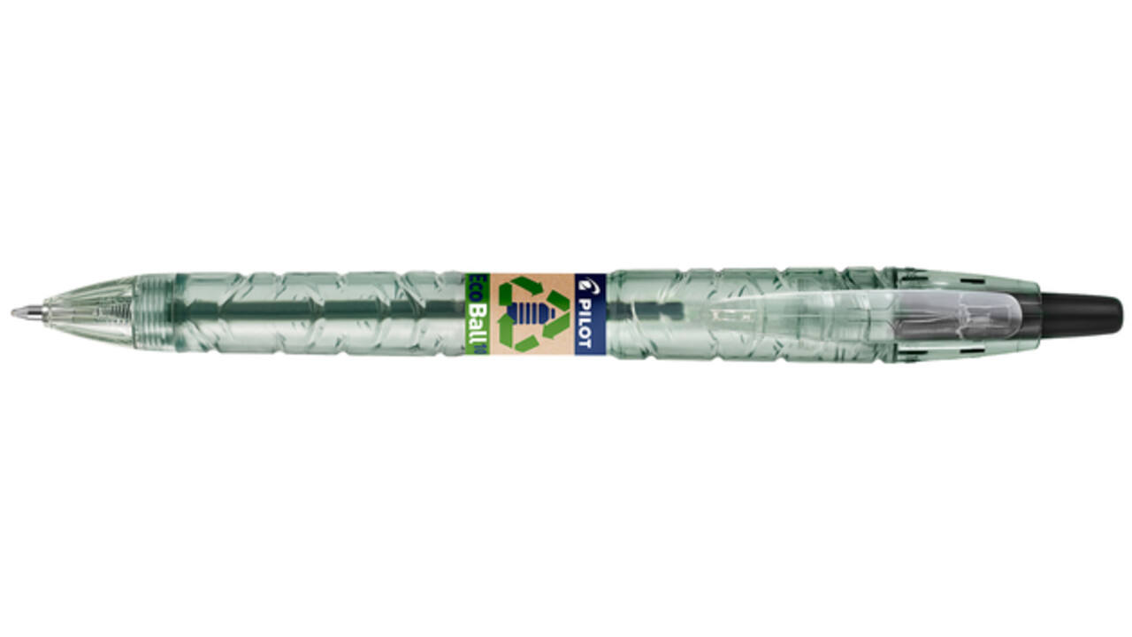 Balpen PILOT Begreen B2P EcoBall medium zwart