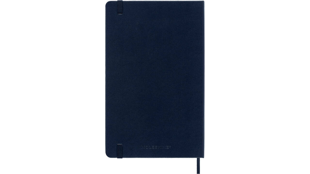 Agenda 2023/2024 Moleskine 18M Planner Weekly 7dag/1pagina large 130x210mm hard cover saffier blauw