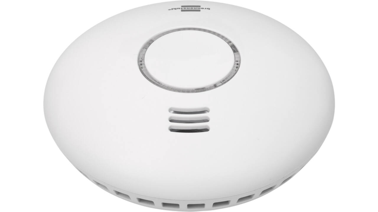 Rook-en hitte melder Brennenstuhl wifi Connect wit
