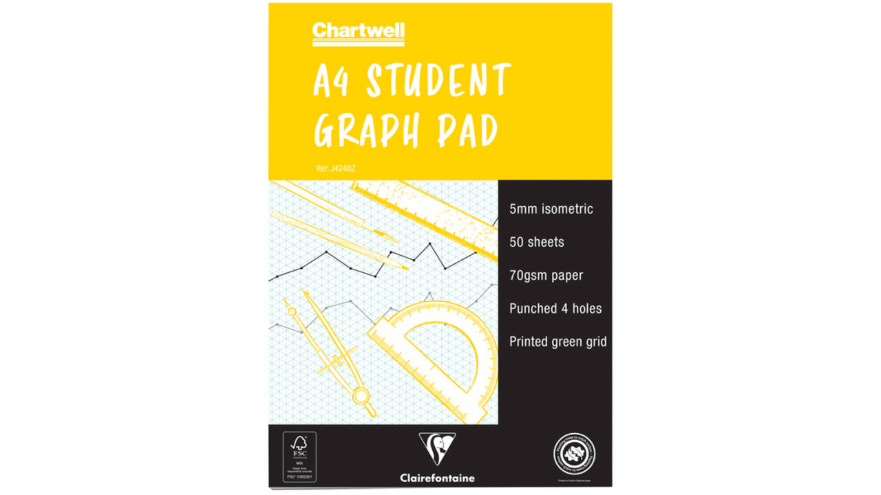 Millimeterblok Clairefontaine isometrisch A4