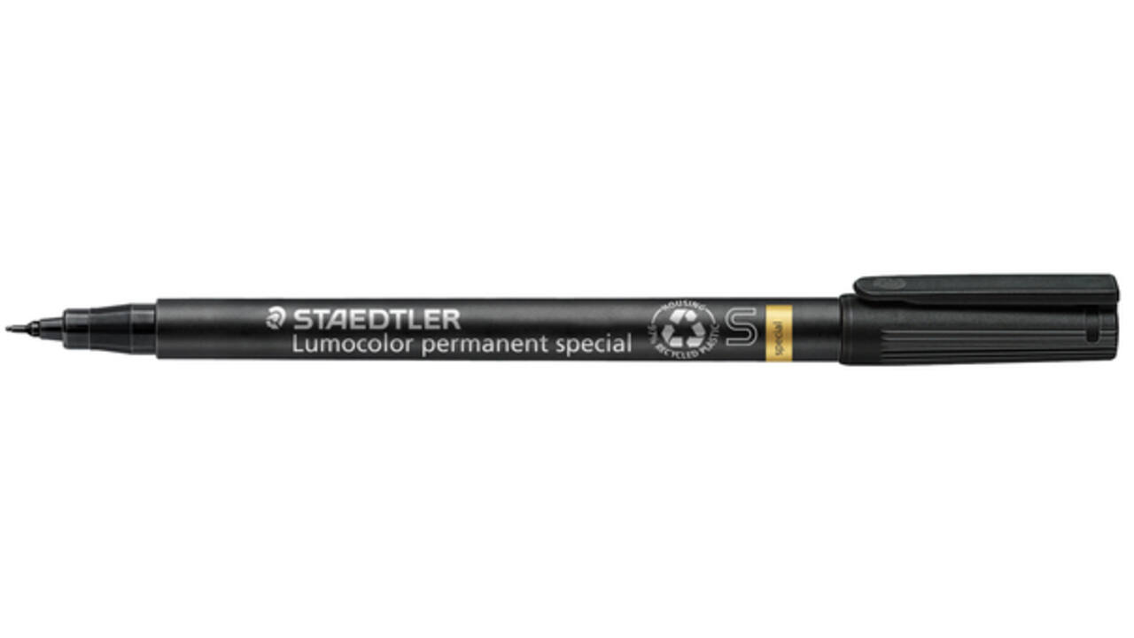 Viltstift Staedtler Lumocolor 319 special permanent S zwart