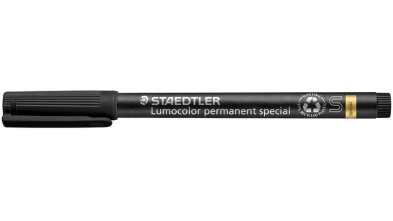 Viltstift Staedtler Lumocolor 319 special permanent S zwart