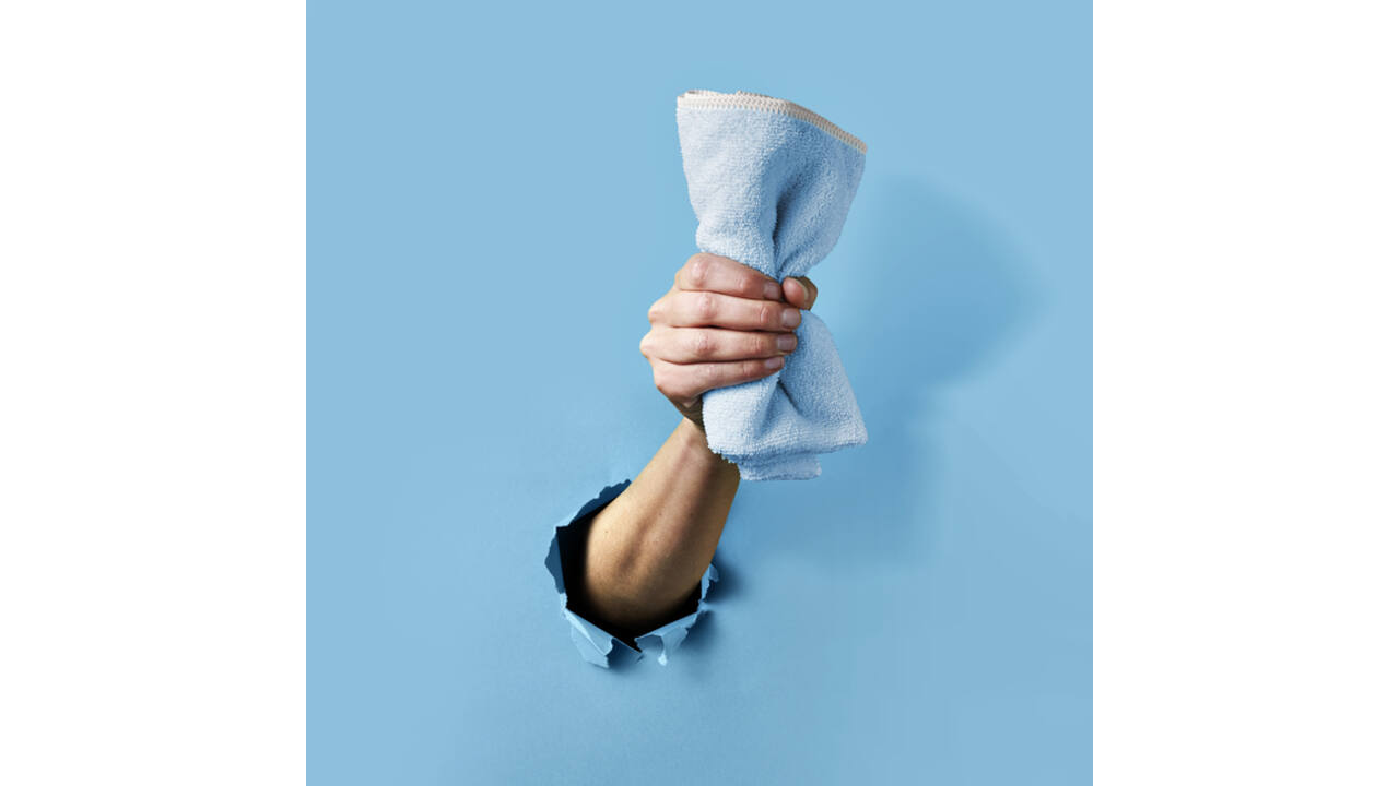 Microvezeldoek Greenspeed Re-belle 40x40cm blauw