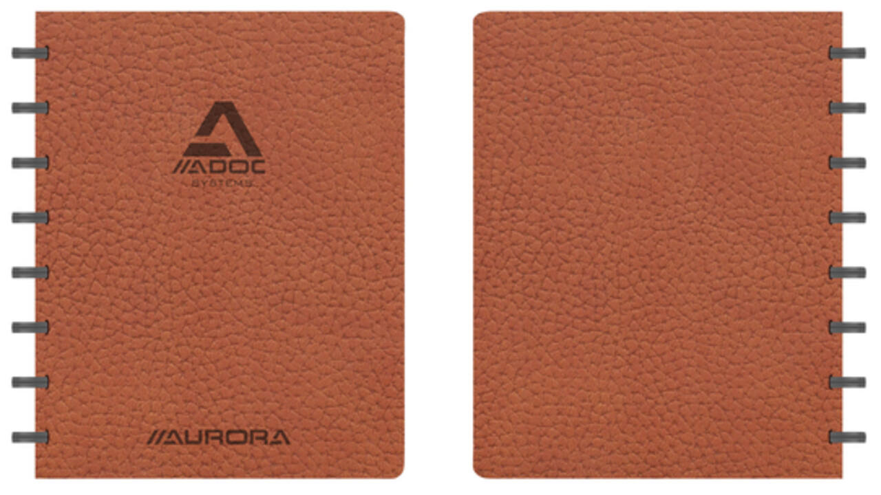 Schrift Adoc Business A5 lijn 144 pagina's 90gr bruin