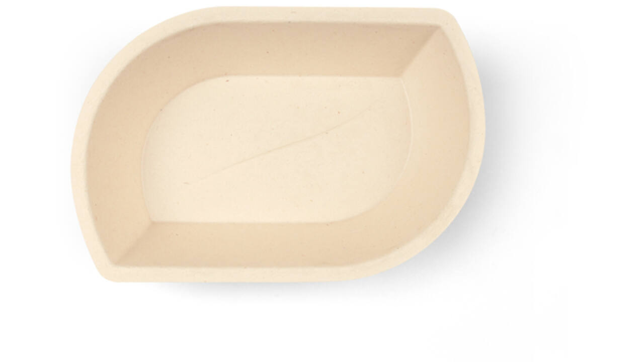 Snackbakje IEZZY A14 suikerriet PFAS-vrij 194x122x36mm 50 stuks