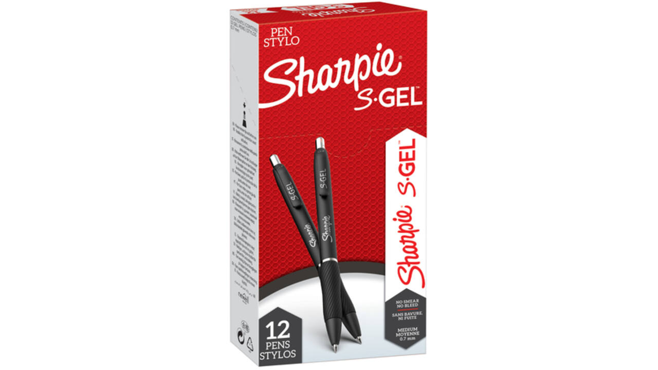 Gelschrijver Sharpie S-gel medium rood
