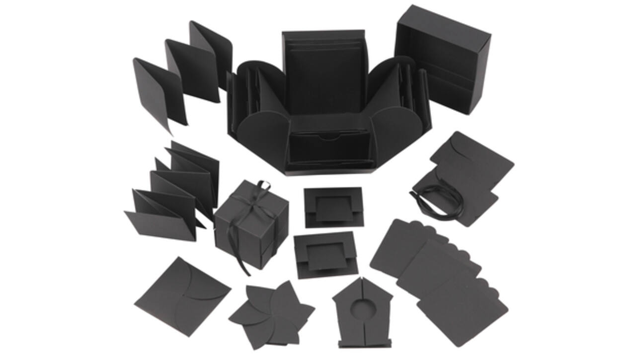 Explosion box Creativ Company 12x12x12cm zwart