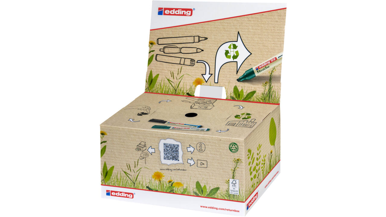 Retourbox edding Benelux