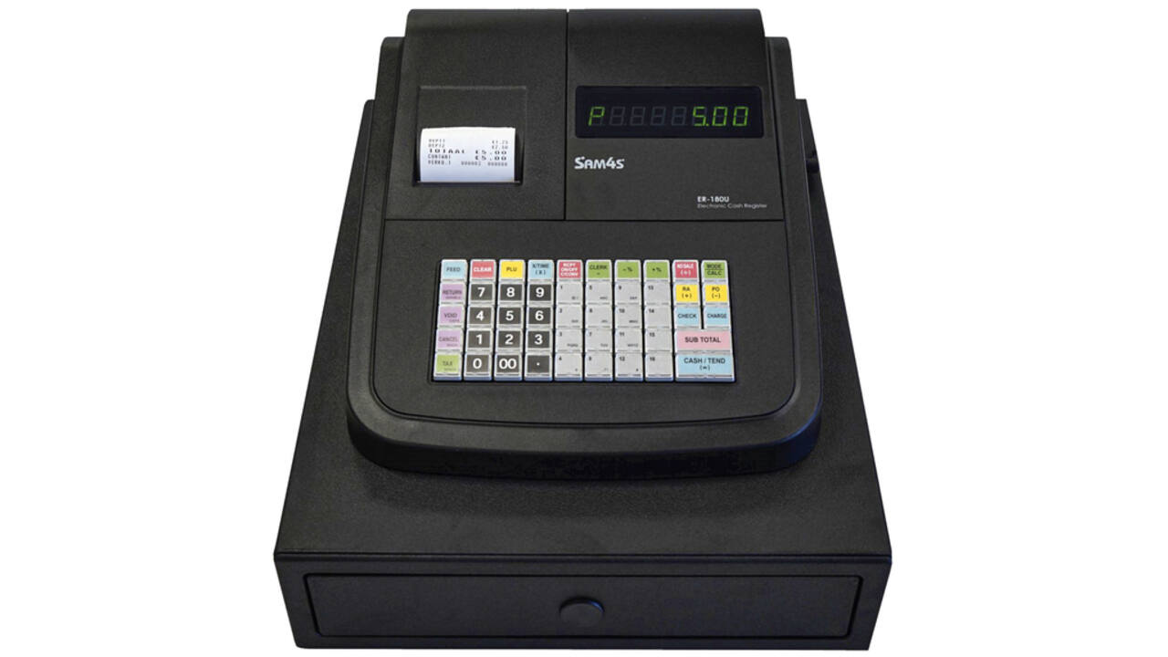 Kassa SAM4S ER-180U small zwart