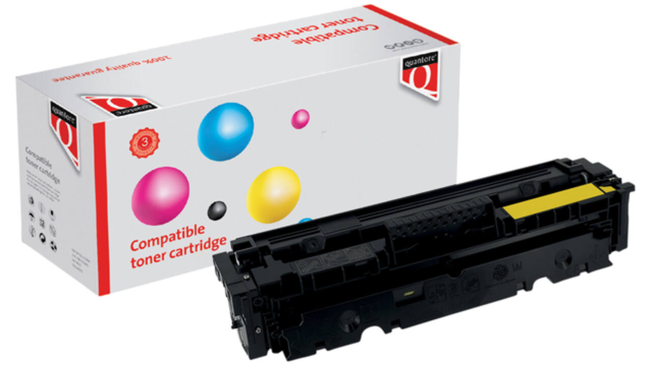 Tonercartridge Quantore alternatief tbv HP W2032X Geel