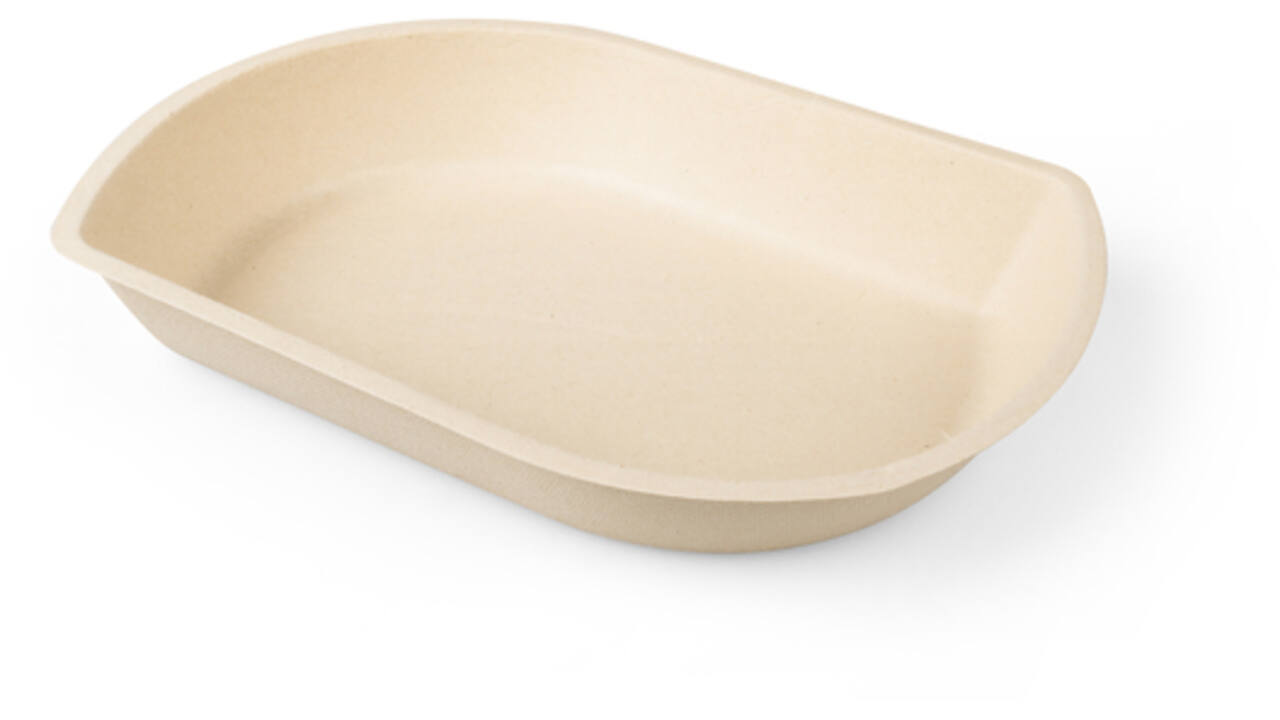 Snackbakje IEZZY A50 suikerriet PFAS-vrij 210x144x36mm 50 stuks