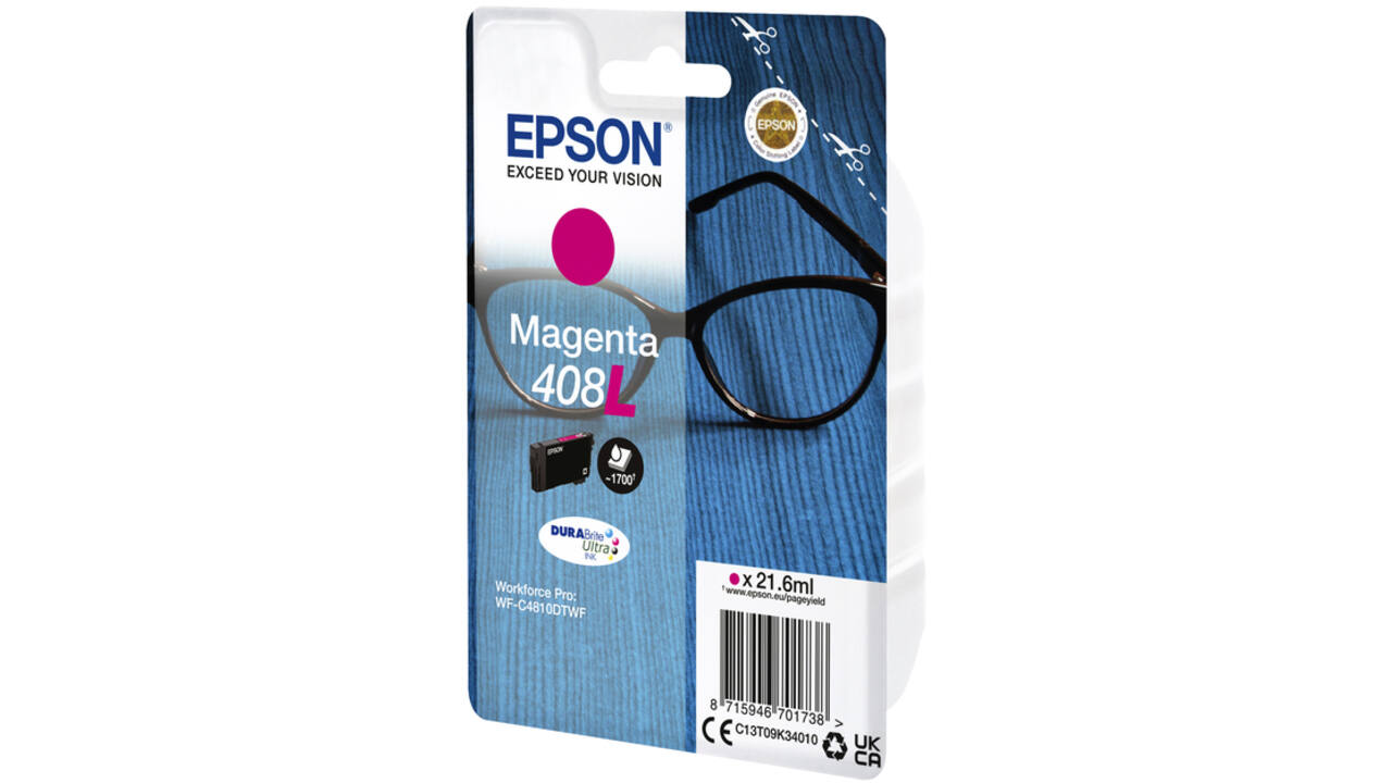 Inktcartridge Epson T09K340 408L rood