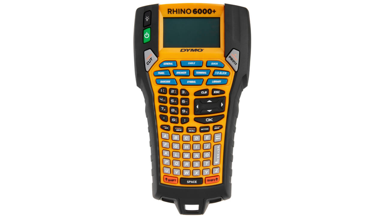 Labelprinter Dymo Rhino 6000+ industrieel abc 24mm geel