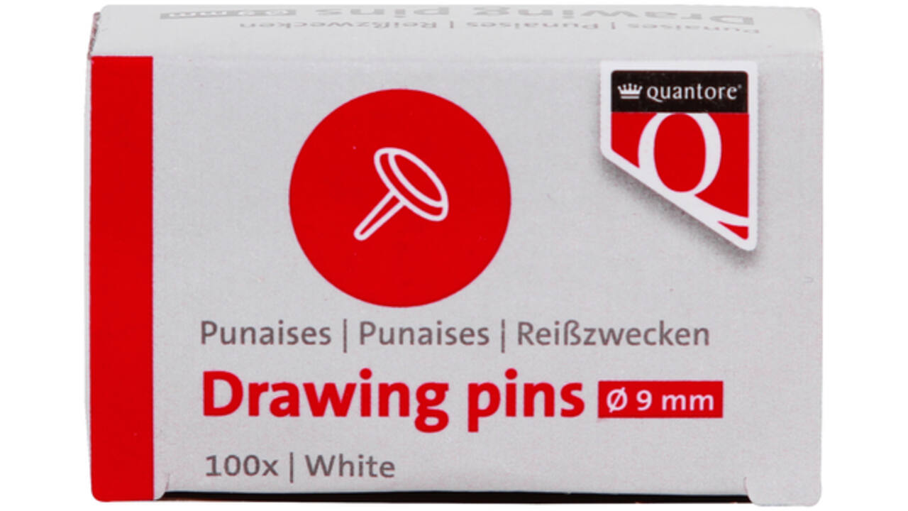 Punaises Quantore 100 stuks wit