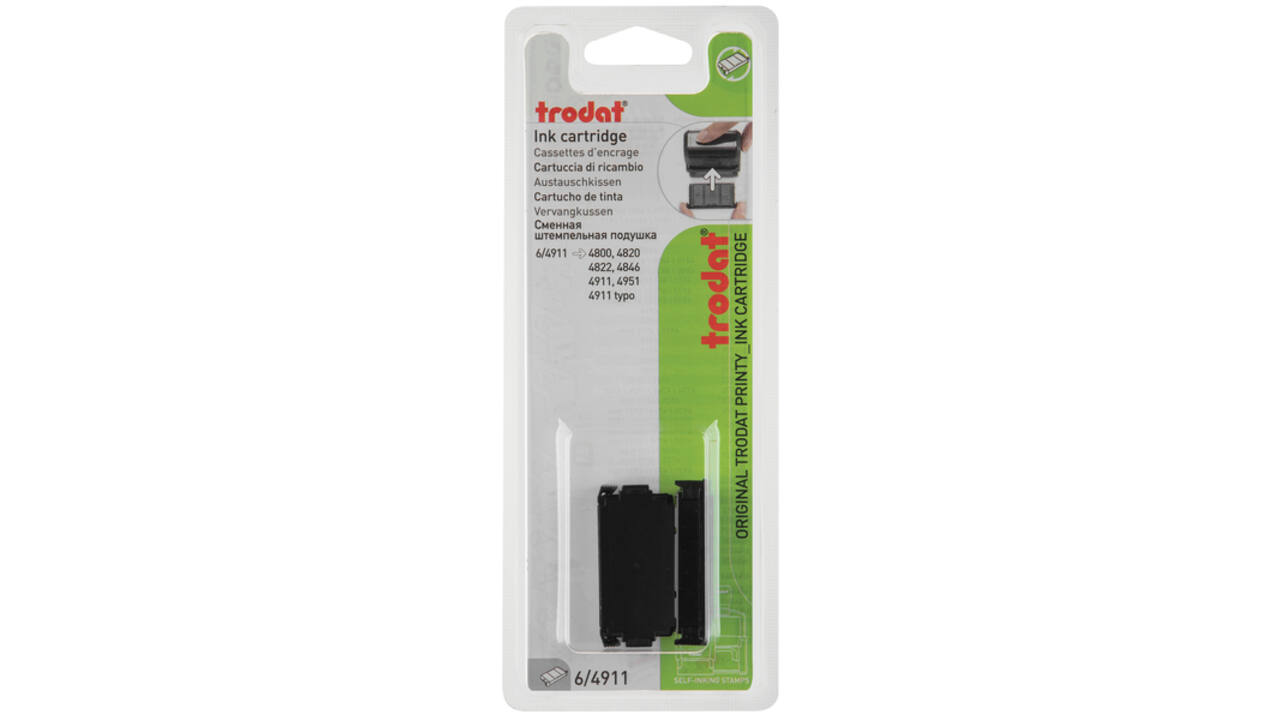 Stempelkussen Trodat Printy 6/4911 2 stuks zwart