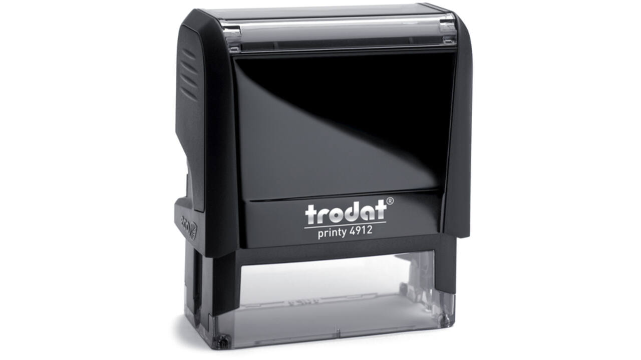 Tekststempel Trodat Printy 4912 personaliseerbaar zw 4regels 47x18mm