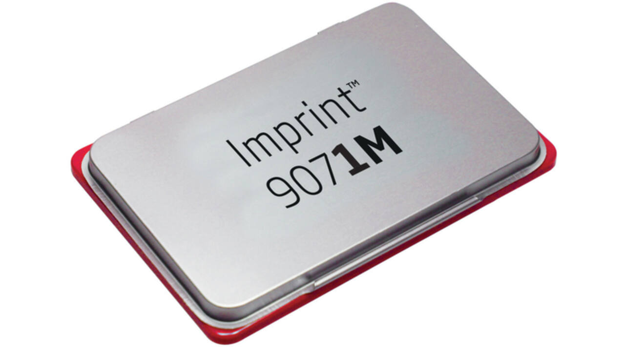 Stempelkussen Trodat 9071M metaal 9x5cm rood