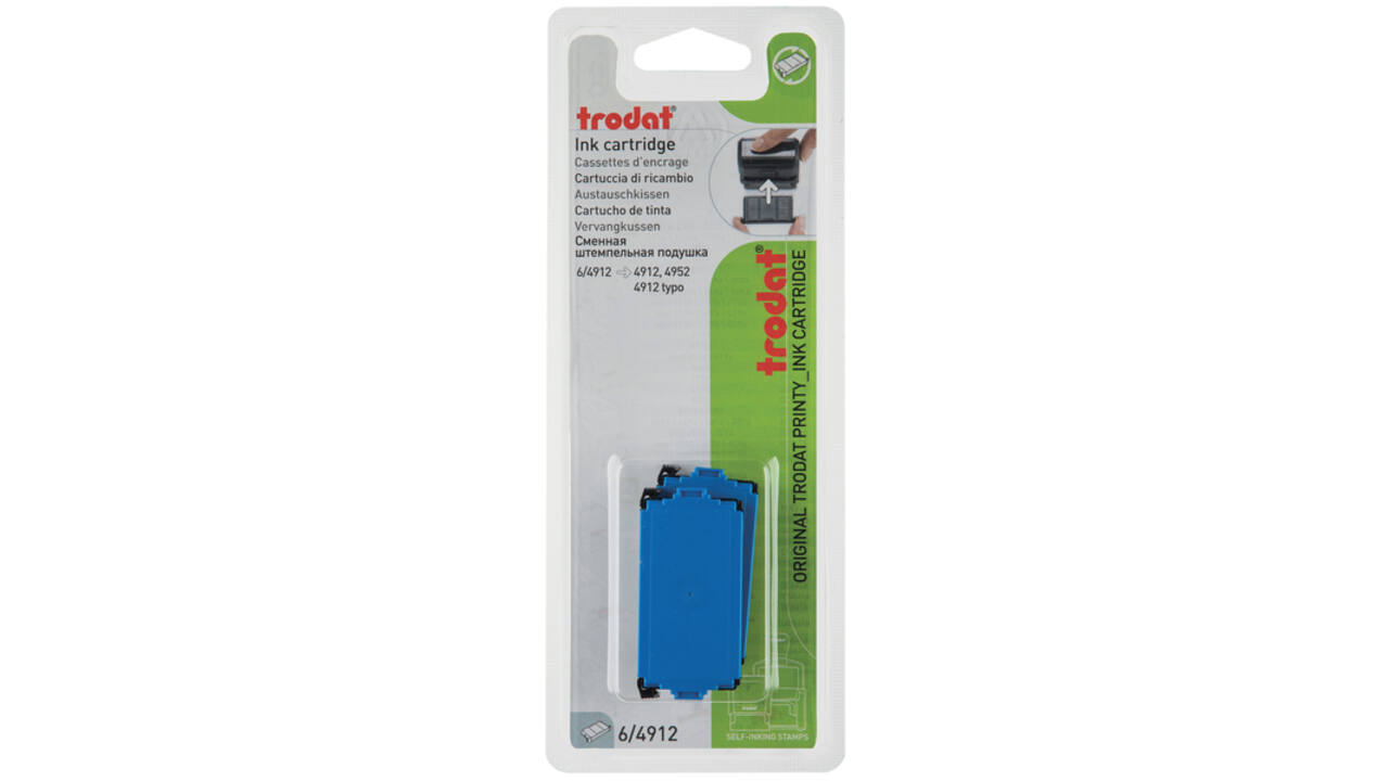 Stempelkussen Trodat Printy 6/4912 2 stuks blauw