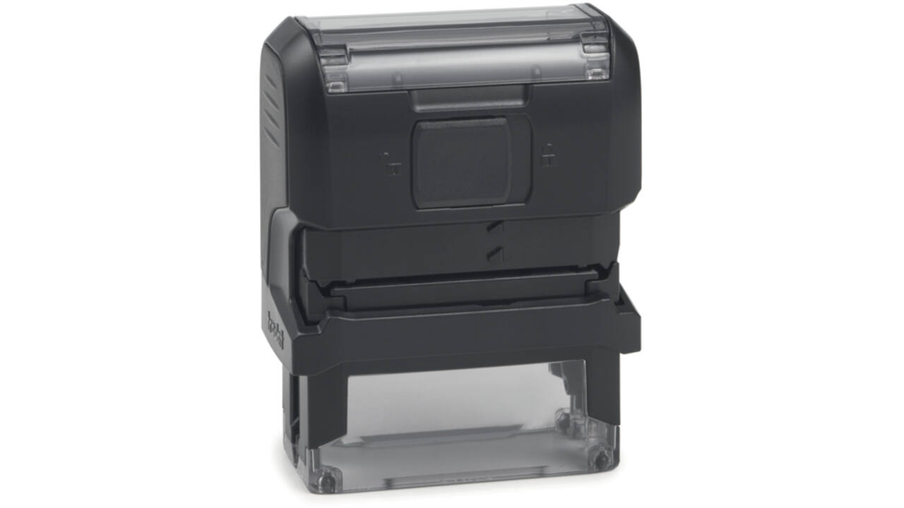 Tekststempel Trodat Printy 4911 personaliseerbaar zw 3regels 48x14mm