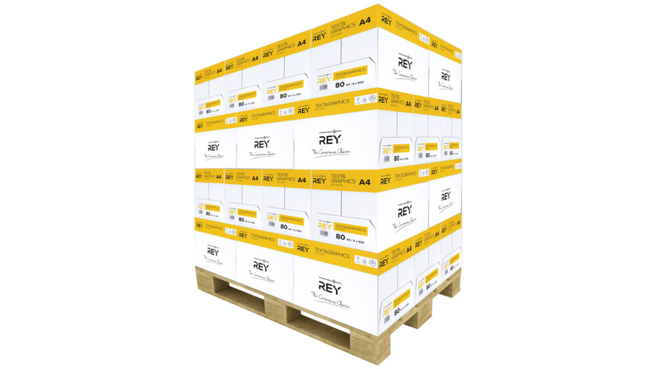 Kopieerpapier Rey Text & Graphics A4 80gr wit 500vel