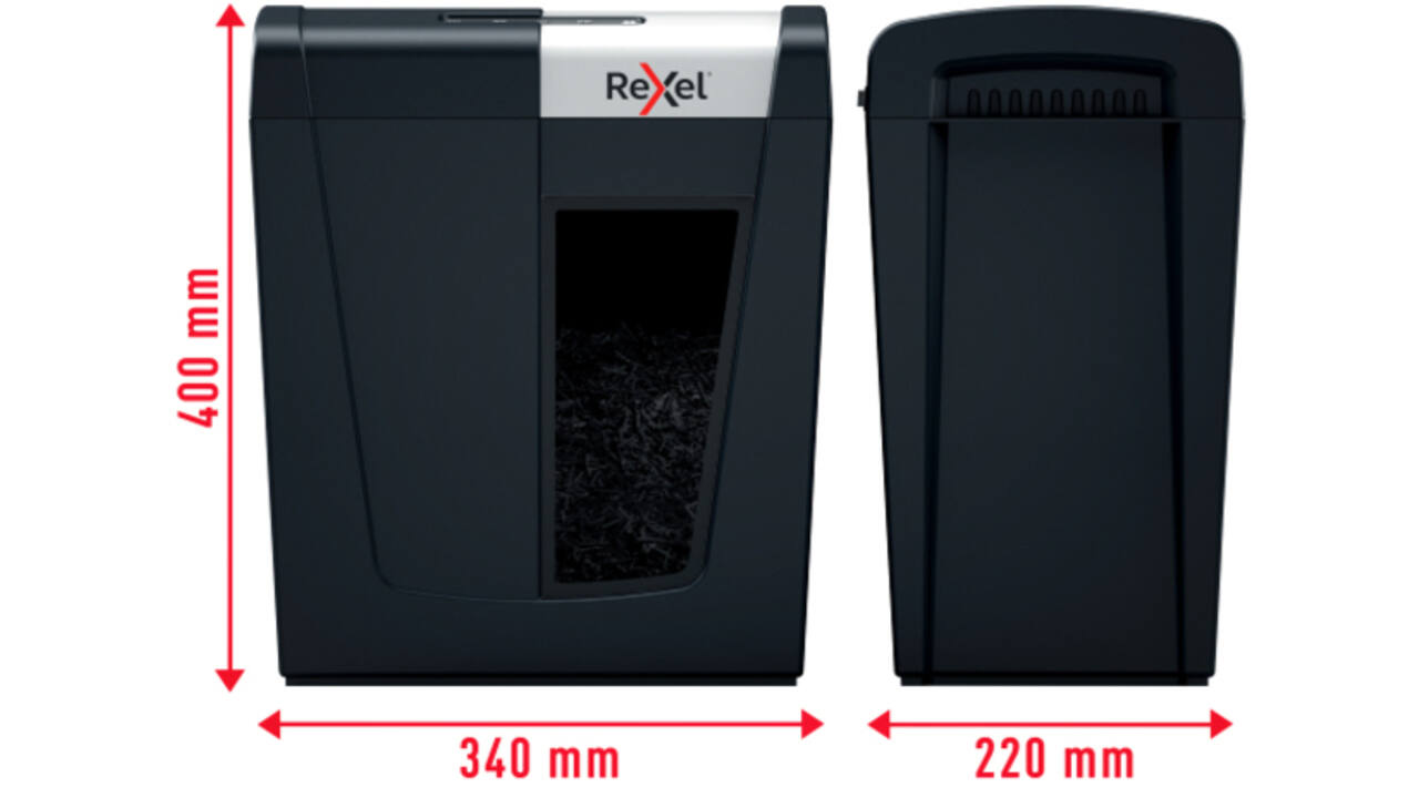 Papiervernietiger Rexel Secure MC6 snippers P5 2x15mm