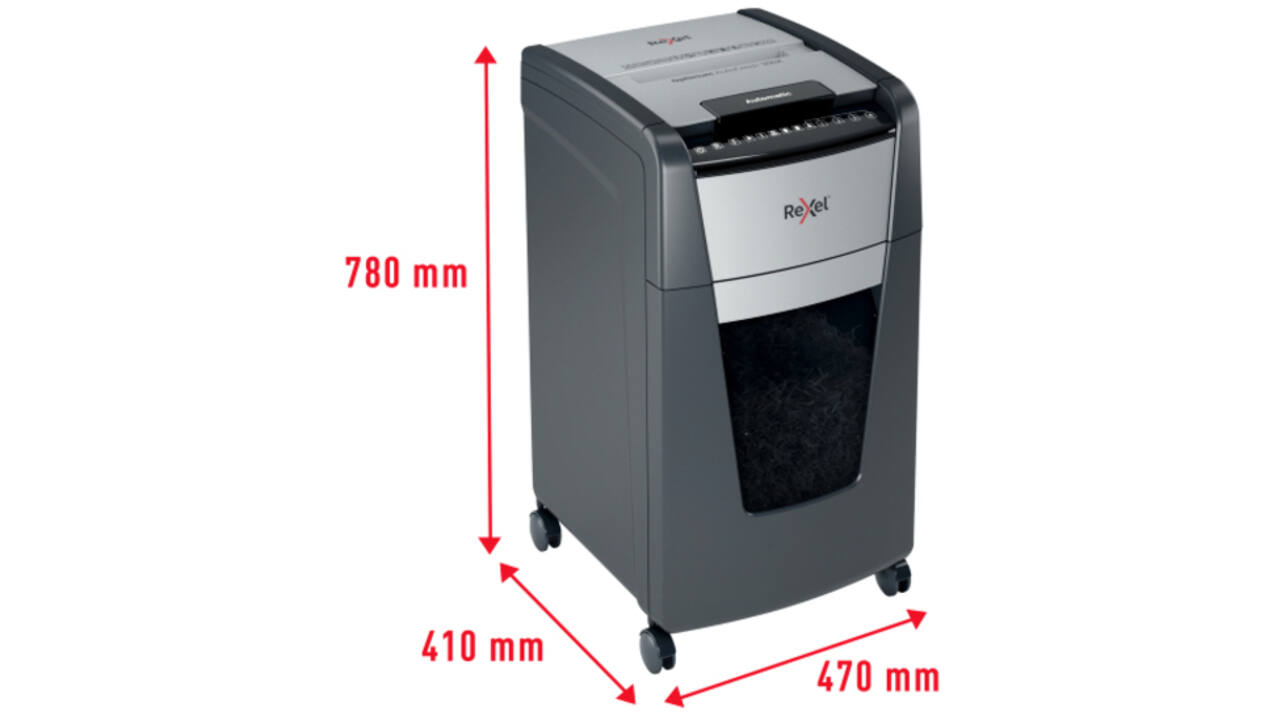 Papiervernietiger Rexel Optimum Auto+ 300X P4 snippers 4x26mm